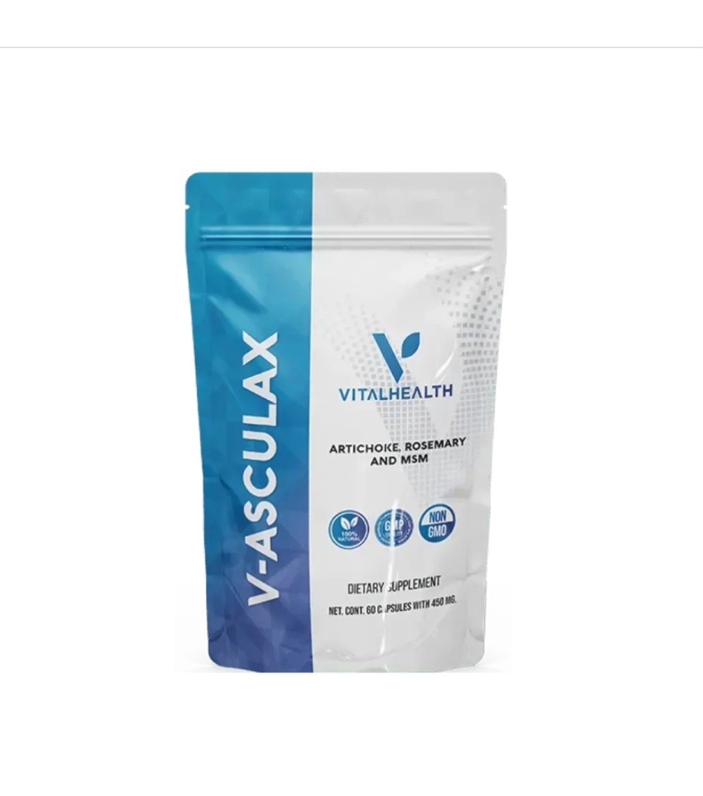 VitalHealth V-Asculax Artichoke Rosemary MSM Capsule 60 Pills
