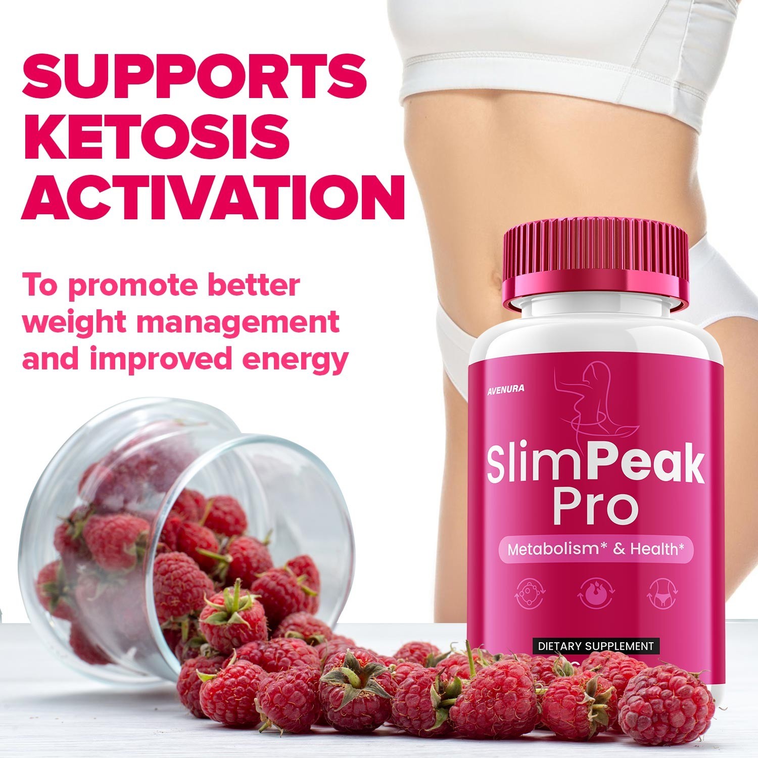 (2 Pack) SlimPeak Pro Capsules – Slim Peak Pro Advanced Formula Natural Blend