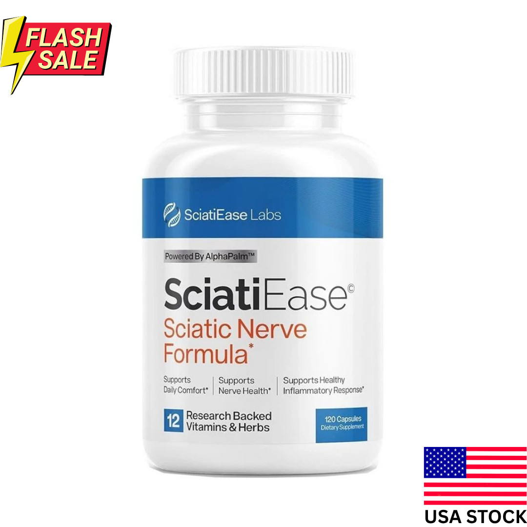 3 PACK SciatiEase Labs Sciati Ease Sciatic Nerve Suitable Complex 120 Capsules F