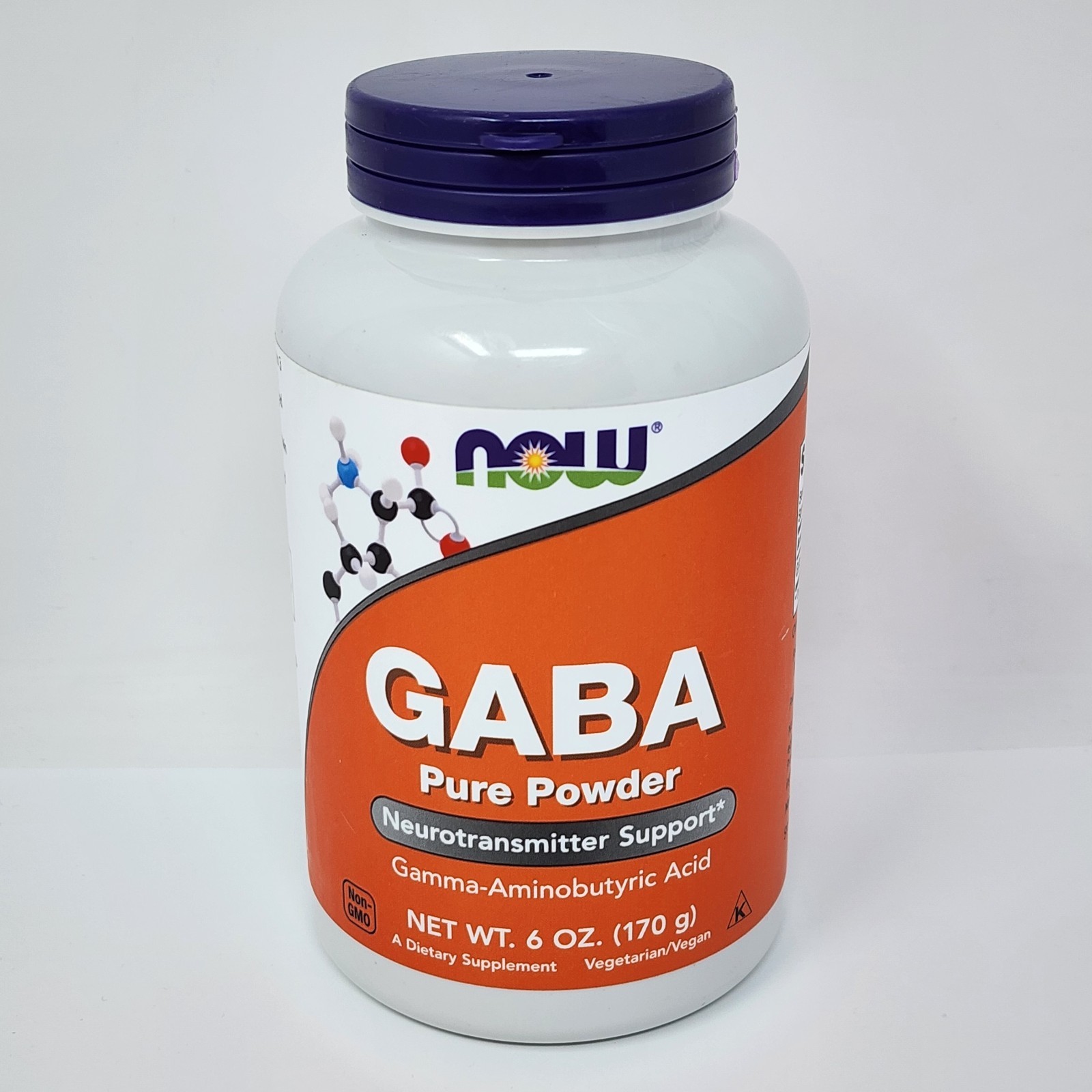 Now Foods GABA Pure Powder Dietary Supplement 6 oz (170 g) Exp 09/2030
