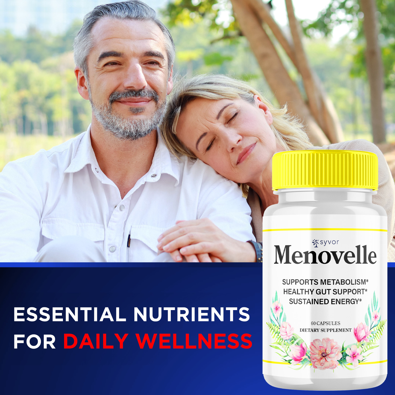 Menovelle Advanced Support Pills Advanced Energy Vitamin Supplement 120 Capsules
