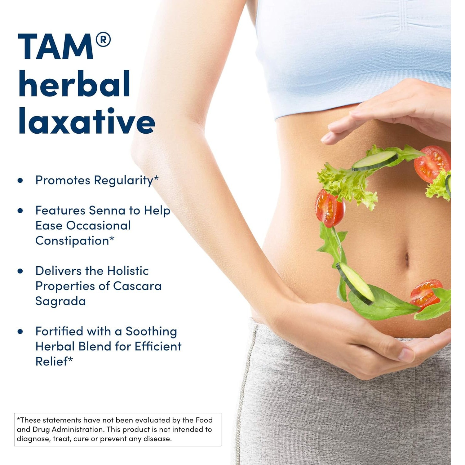 American Health TAM Herbal Laxative,Digestive Regularity Support,250VegTabs