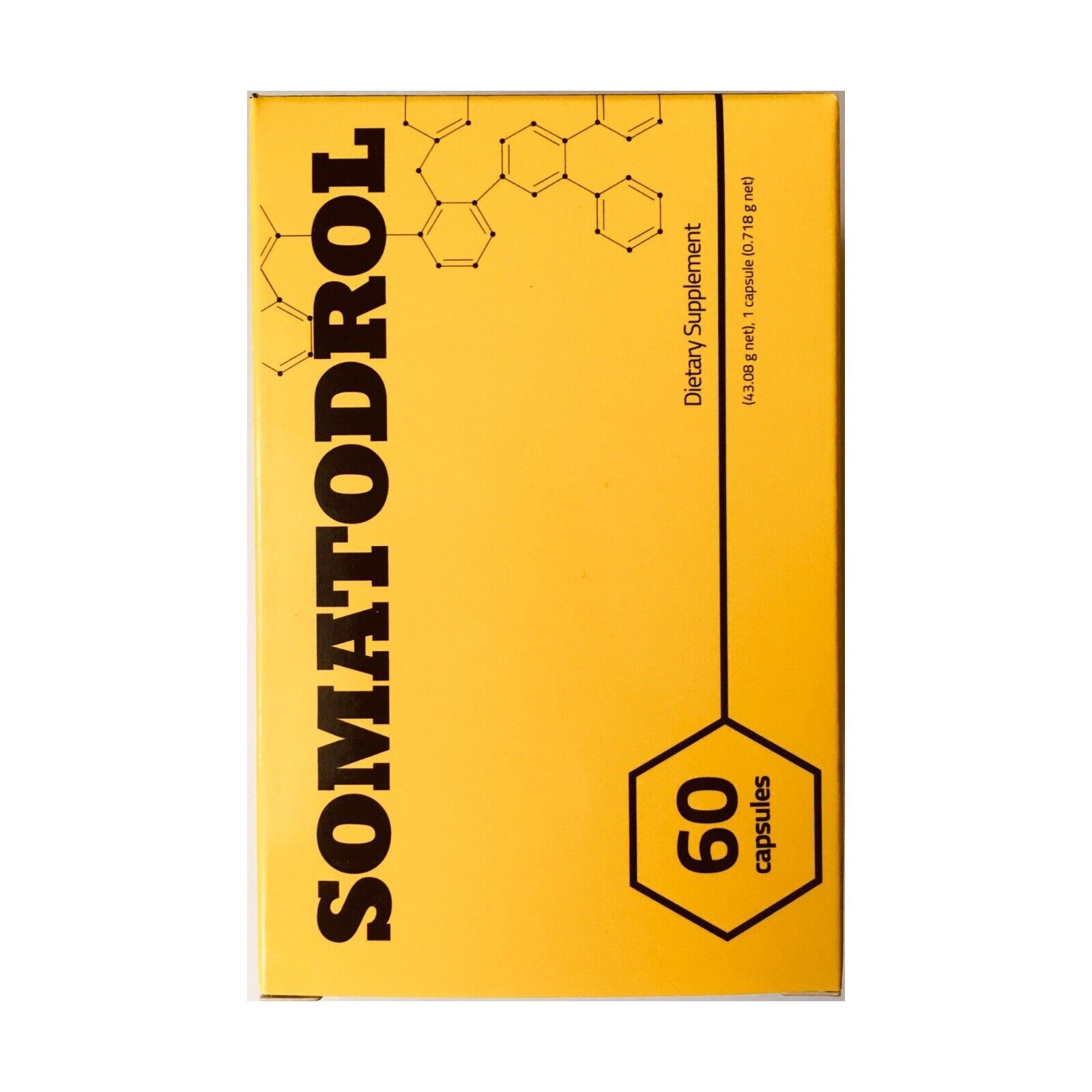 SOMATODROL – 60-120 Capsules – Testo-Booster Muscle Regeneration Muscle Strength