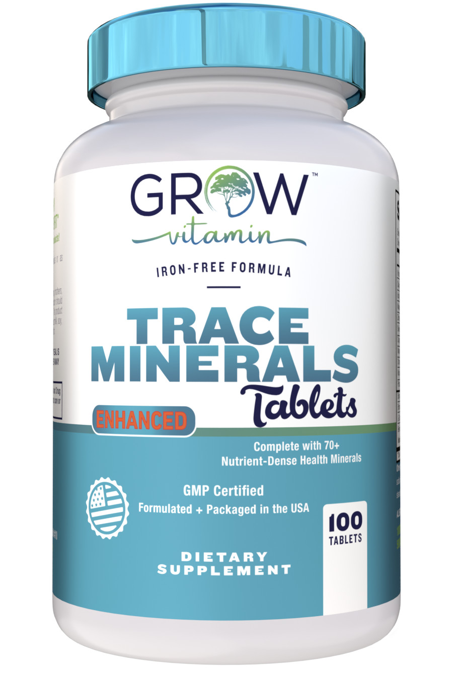 Miracle Multi MEGA Minerals MADE IN USA, NON-GMO, High Potency, 100 TABLETS