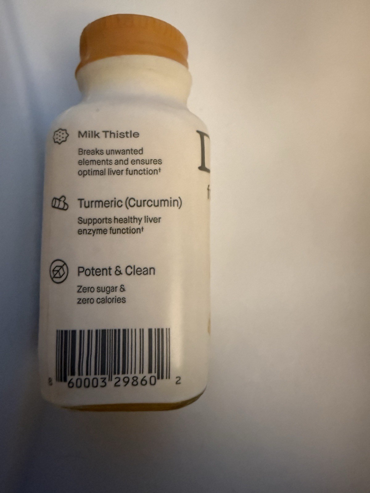 Dose Liver Support Liquid Supplement Milk Thistle Turmeric 2 fl oz Exp 12/2028