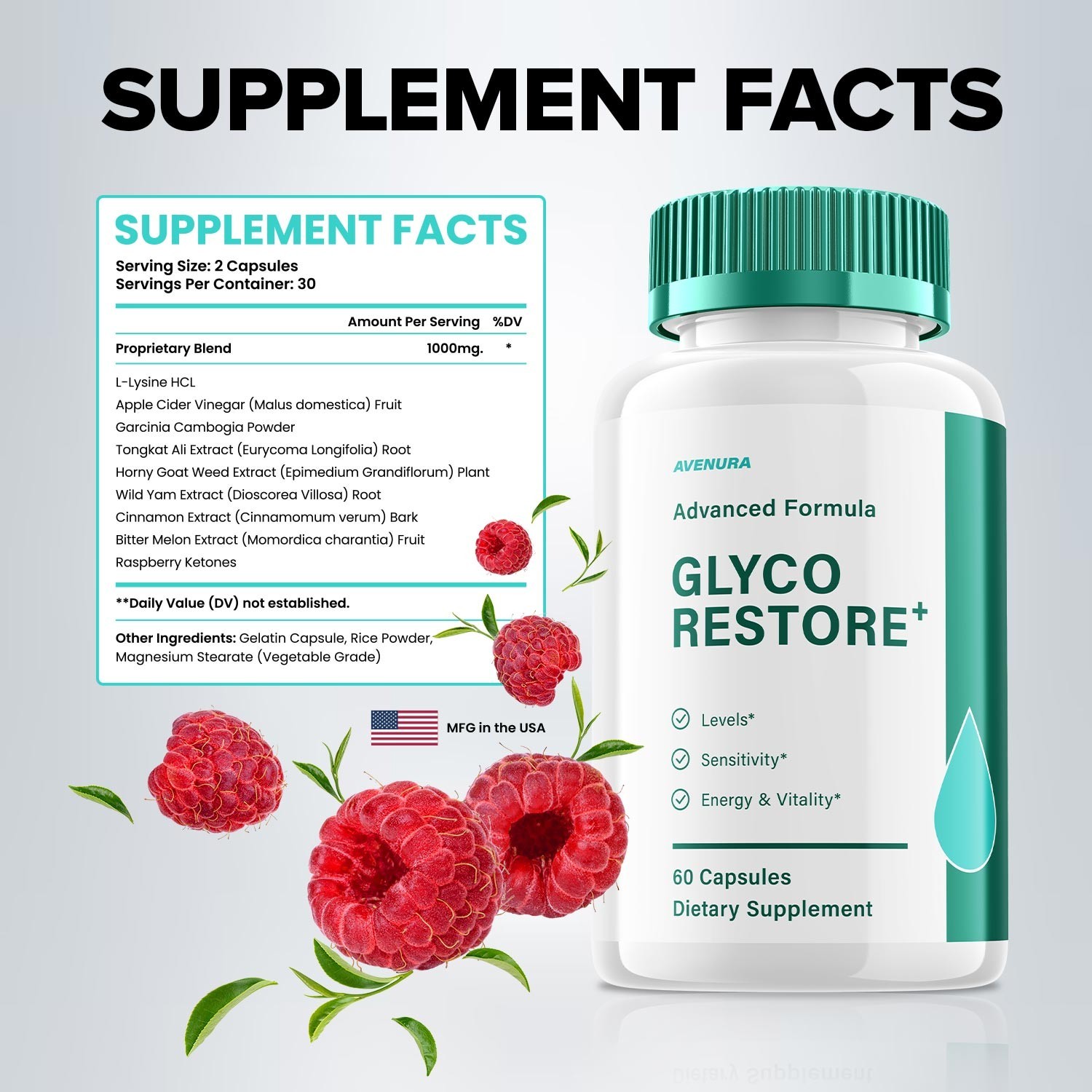 (3 Pack) Glyco Restore Capsules – GlycoRestore Natural Blend Glycogen Formula