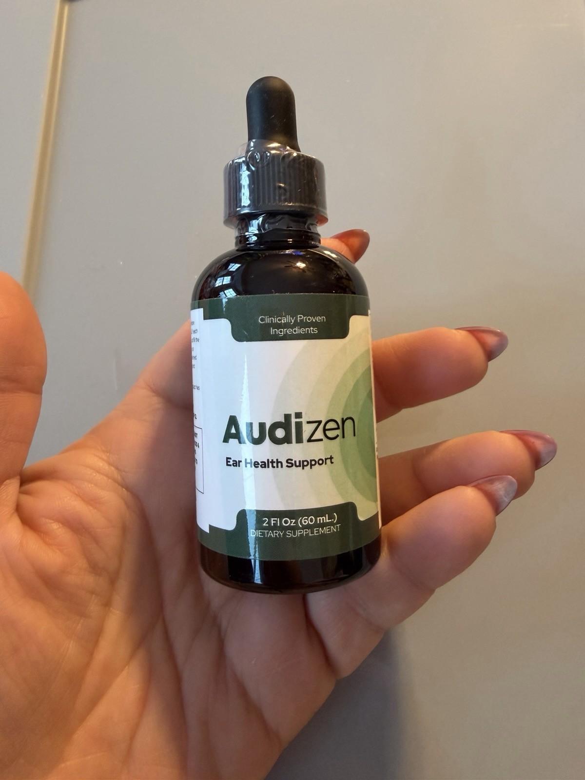 NutraVibe Audizen Ear Health Support Drops Ginger Licorice Grapefruit 2 fl oz