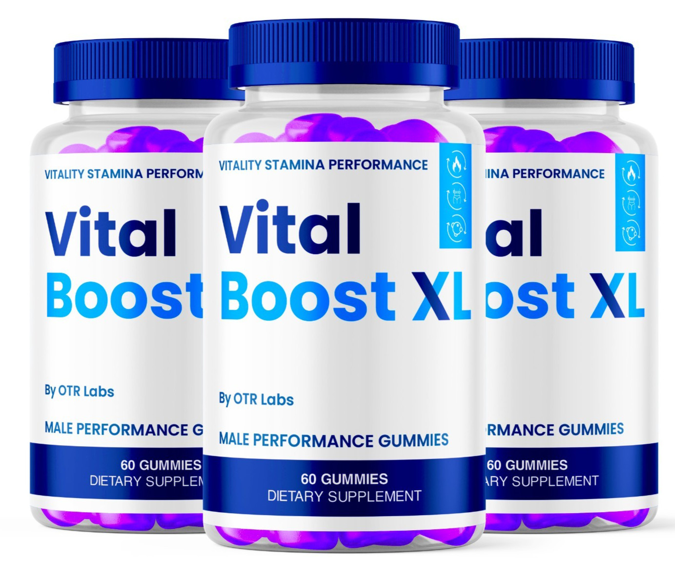 Vital Boost XL Performance Gummies, VitalBoostXL for Men Stamina Vitality 180ct