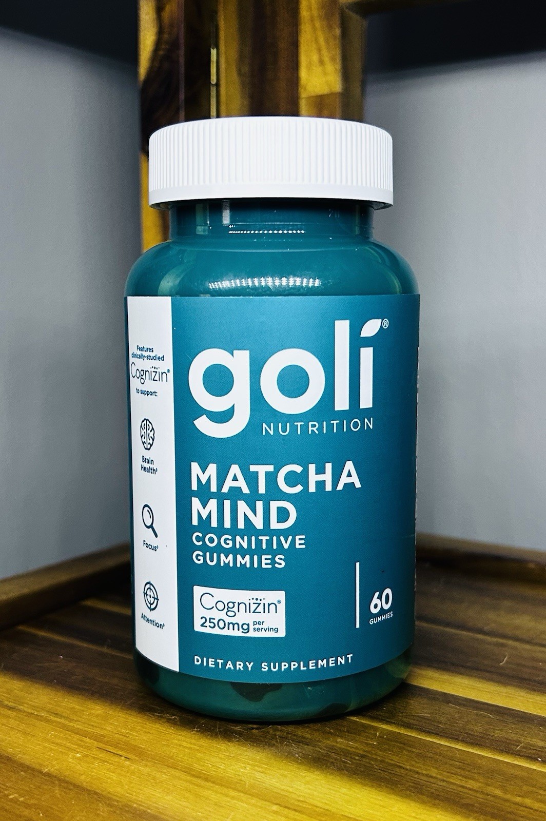 Goli Nutrition Matcha Mind Cognitive Vegan Gummies – 60ct – NEW SEALED –