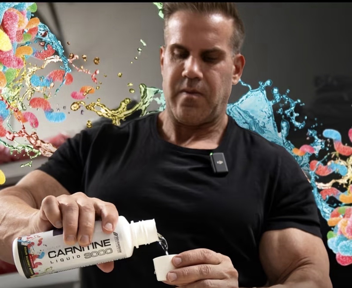 Cutler Nutrition Carnitine Liquid 3000mg Sour Gummy L-Carnitine Energy Support