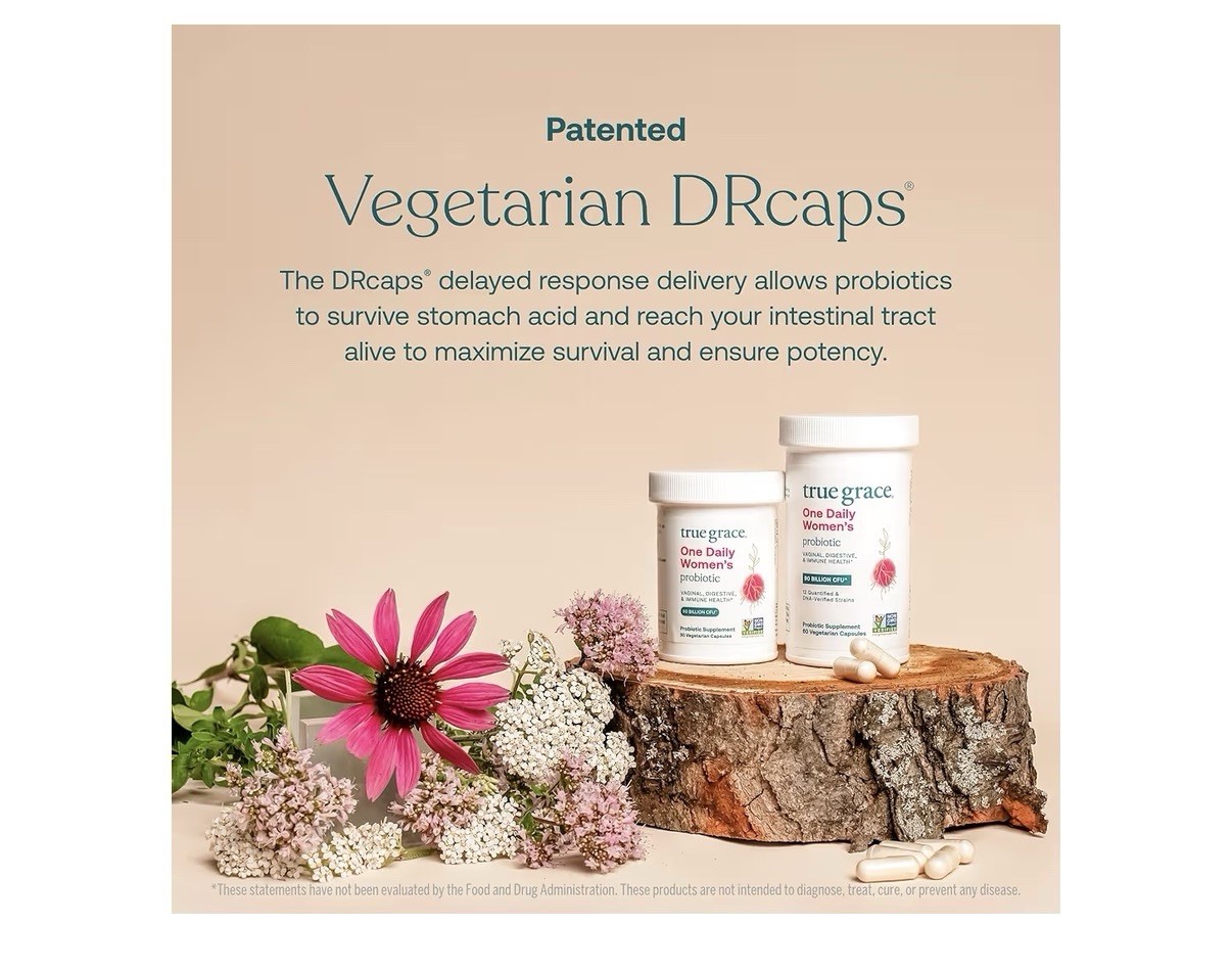 True Grace One Daily Women’s Probiotic Vaginal Digestive Immune Health 30Capsule
