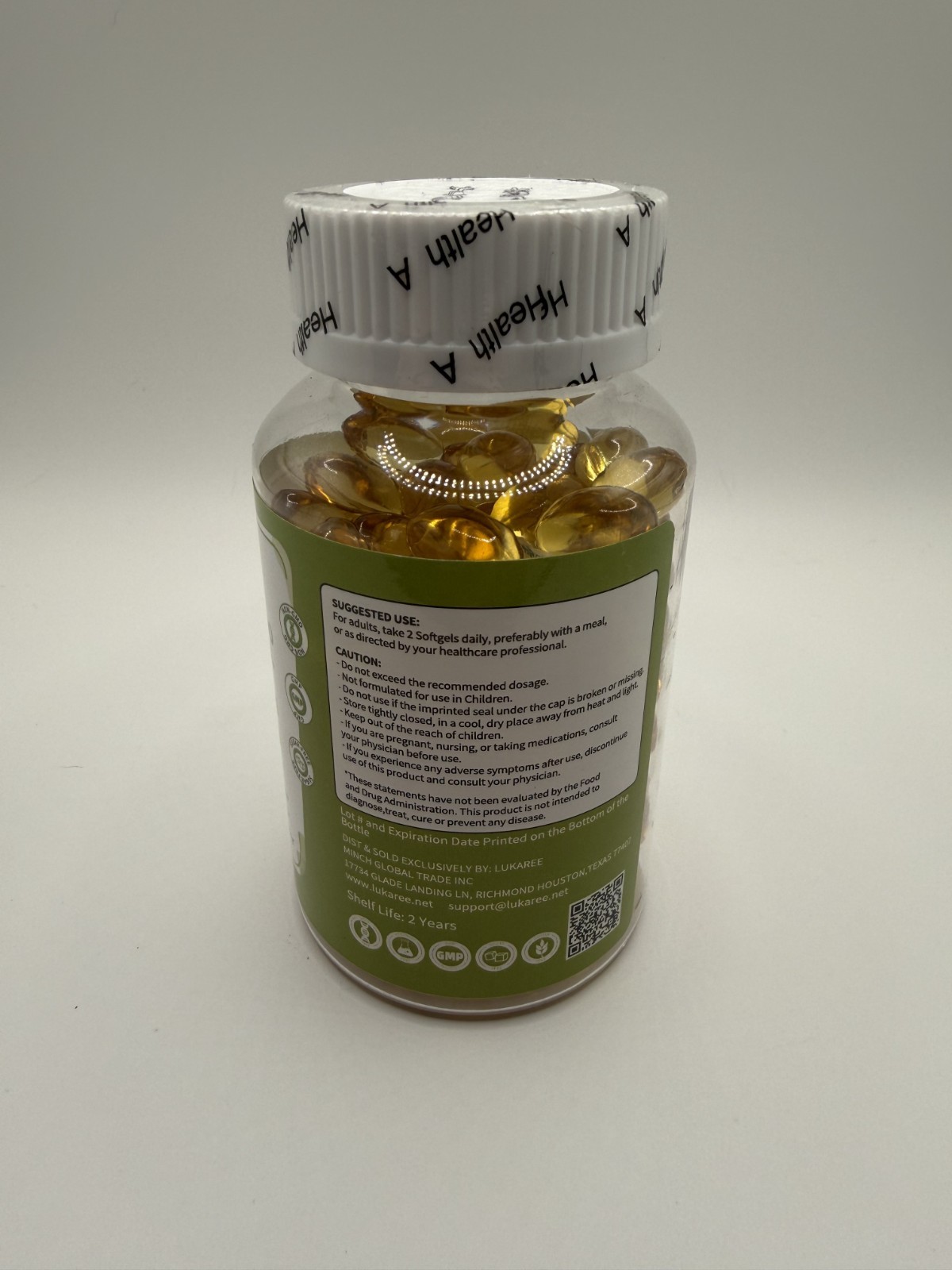 Lukaree Oil of Oregano Black Seed Oil Garlic Oil Vitamin D3 E 120 Softgels – New