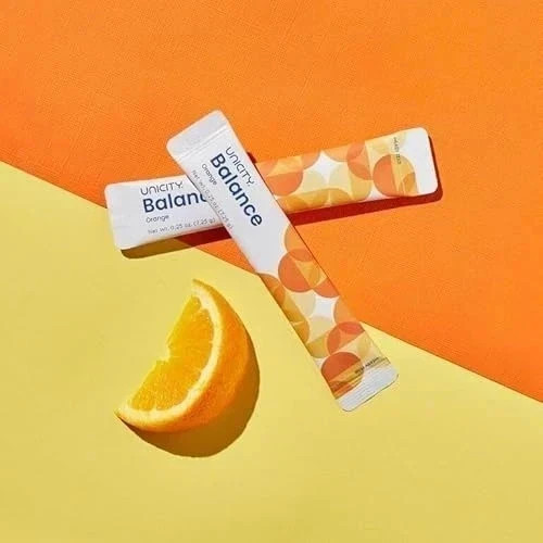 UNICITY Balance Cholesterol Support Drink Mix 30 Stick Pack (ORANGE) Exp 04/2027