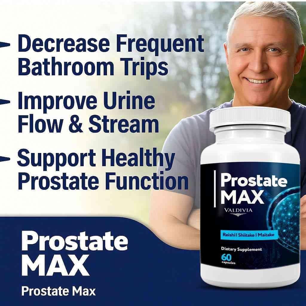 ProstateMax Prostate Health Men Supplement Capsules Urinary 1 Pack 60Ct