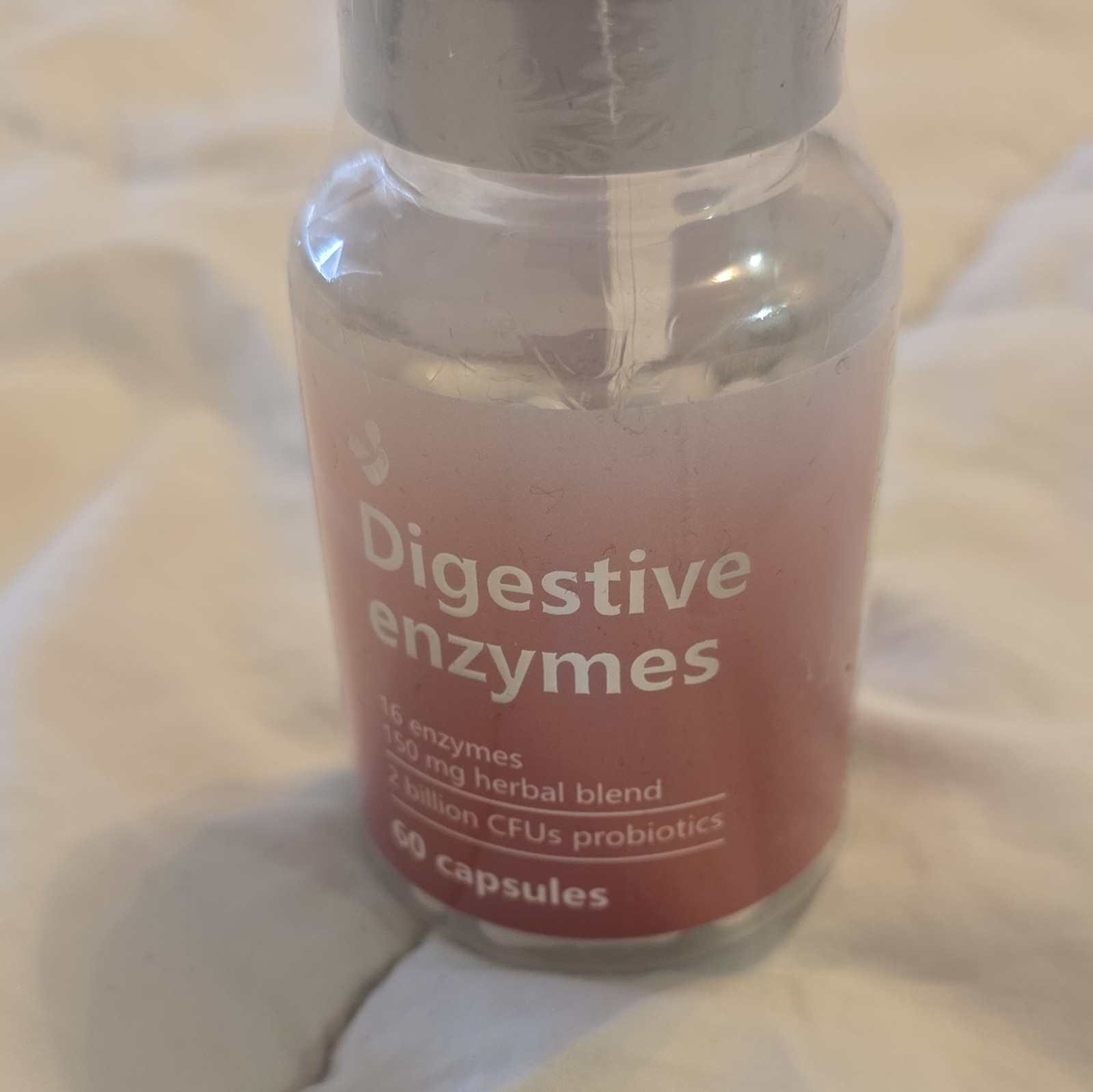 Digestive Enzymes + Probiotics Vegan Capsules 60 Ct, 16 Enzymes, 2B CFUs
