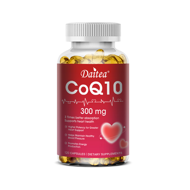 CoQ10 Coenzyme Q-10 Coenzyme 300mg Capsules Antioxidant Heart Health-120capsules
