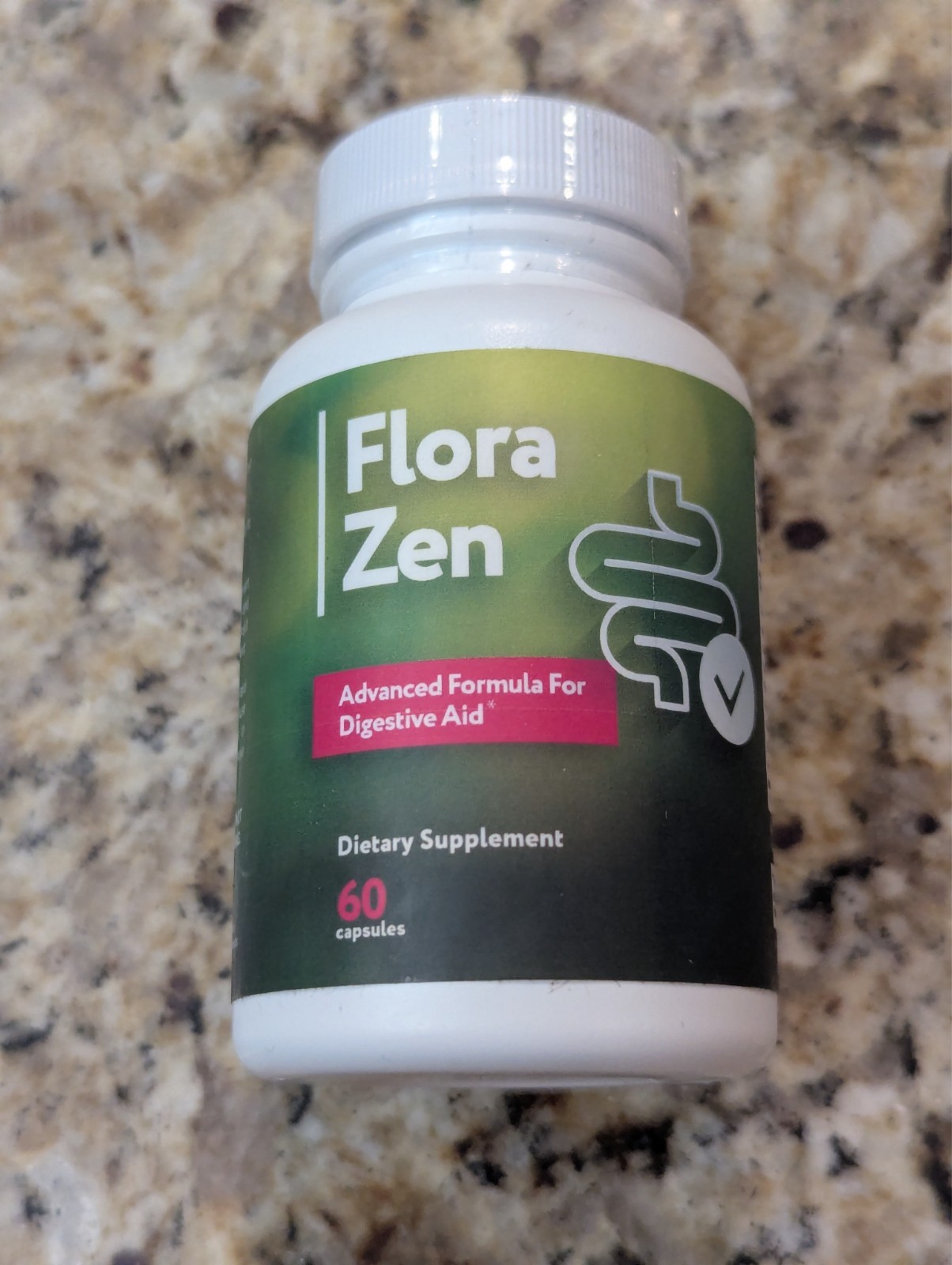 Flora Zen Advanced Digestive Aid Supplement 60 capsules exp: 03/2028