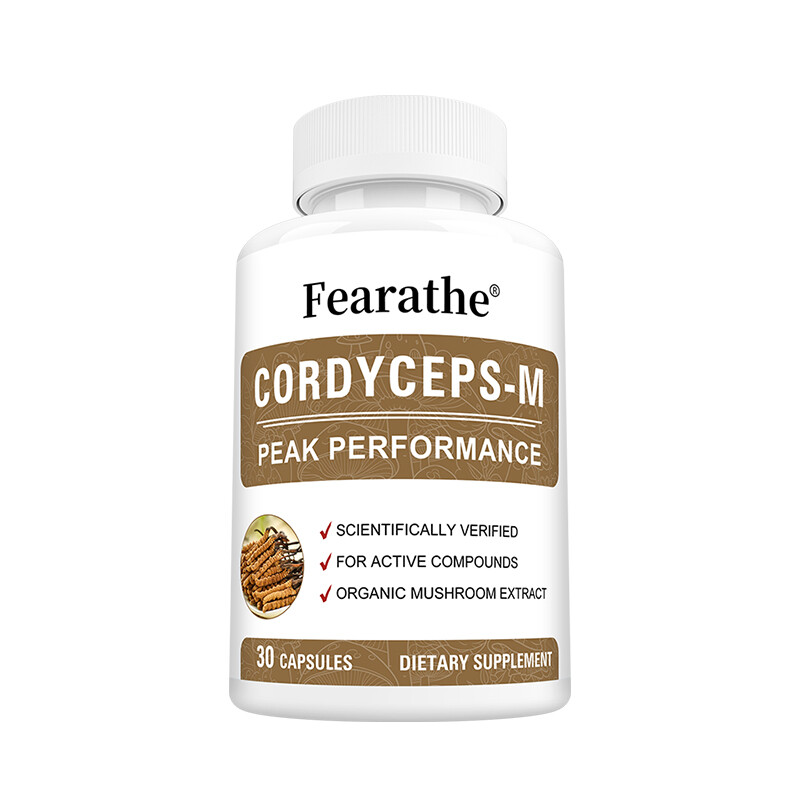 Cordycep-M, Cordyceps Mushroom Extract 1000mg, Boost Energy & Immune Support