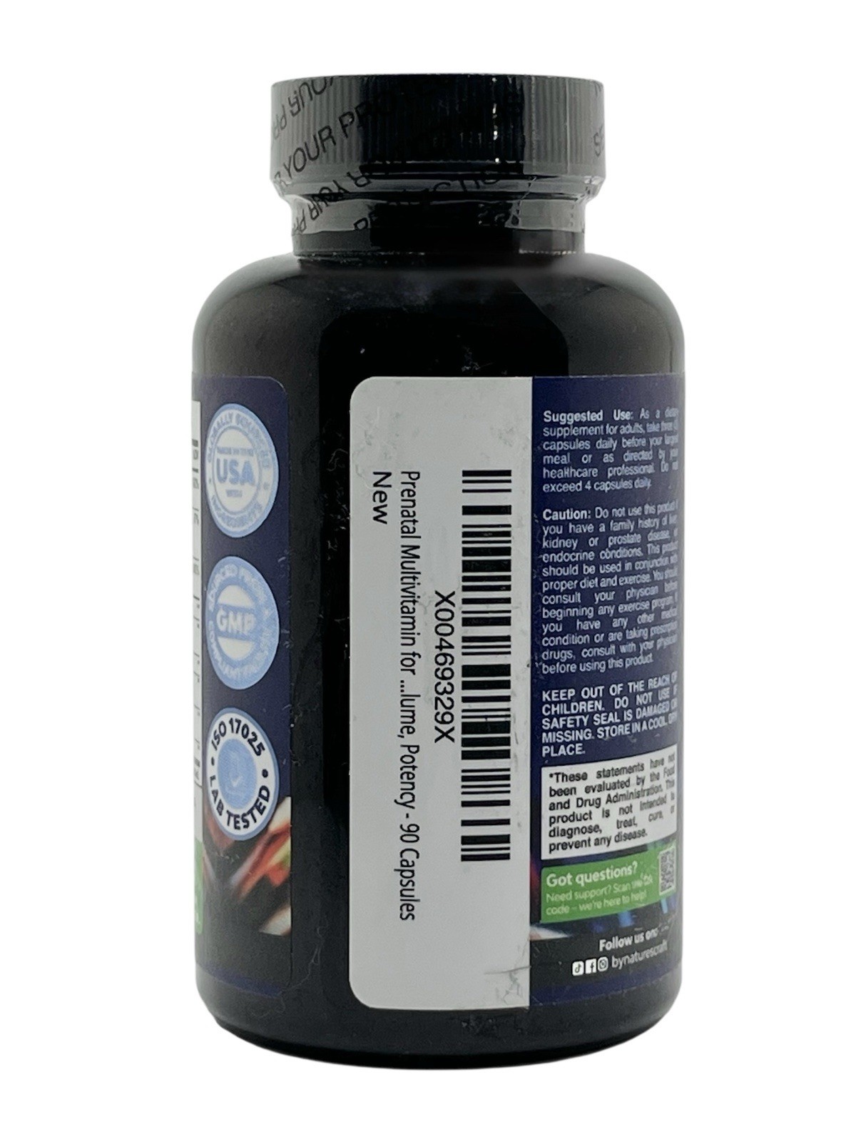 Male Fertility Supplement Pre Conception ~ CoQ10, Methyl Folate, Maca Root 90ct