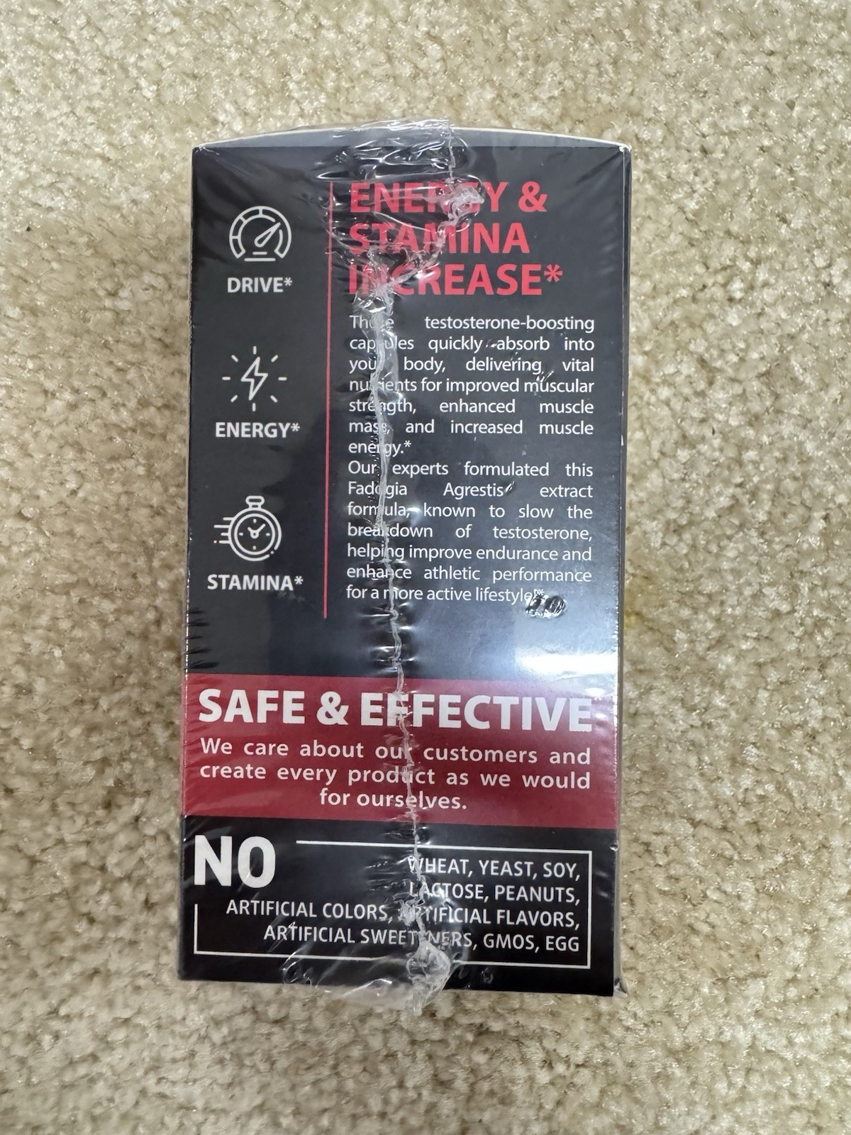 Raw Science Fadogia Agrestis Workout Support Enhanced Boost NEW Sealed Vegan