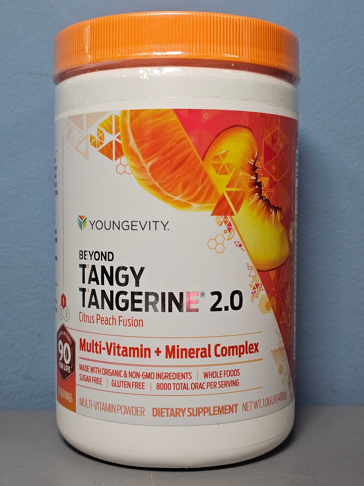 Youngevity Beyond Tangy Tangerine 2.0 Citrus Peach Fusion 1.06 lb New! Exp 1/29