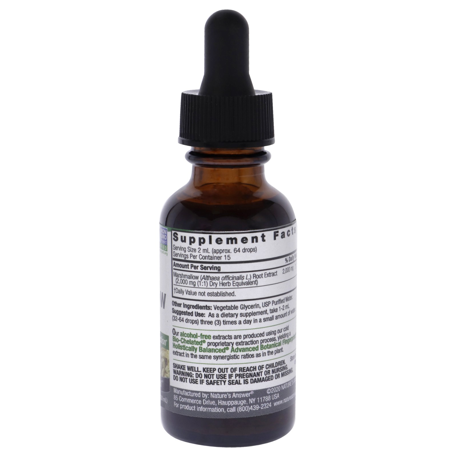 Marhmallow Root AF – 2000mg by Natures Answer for Unisex – 1 oz