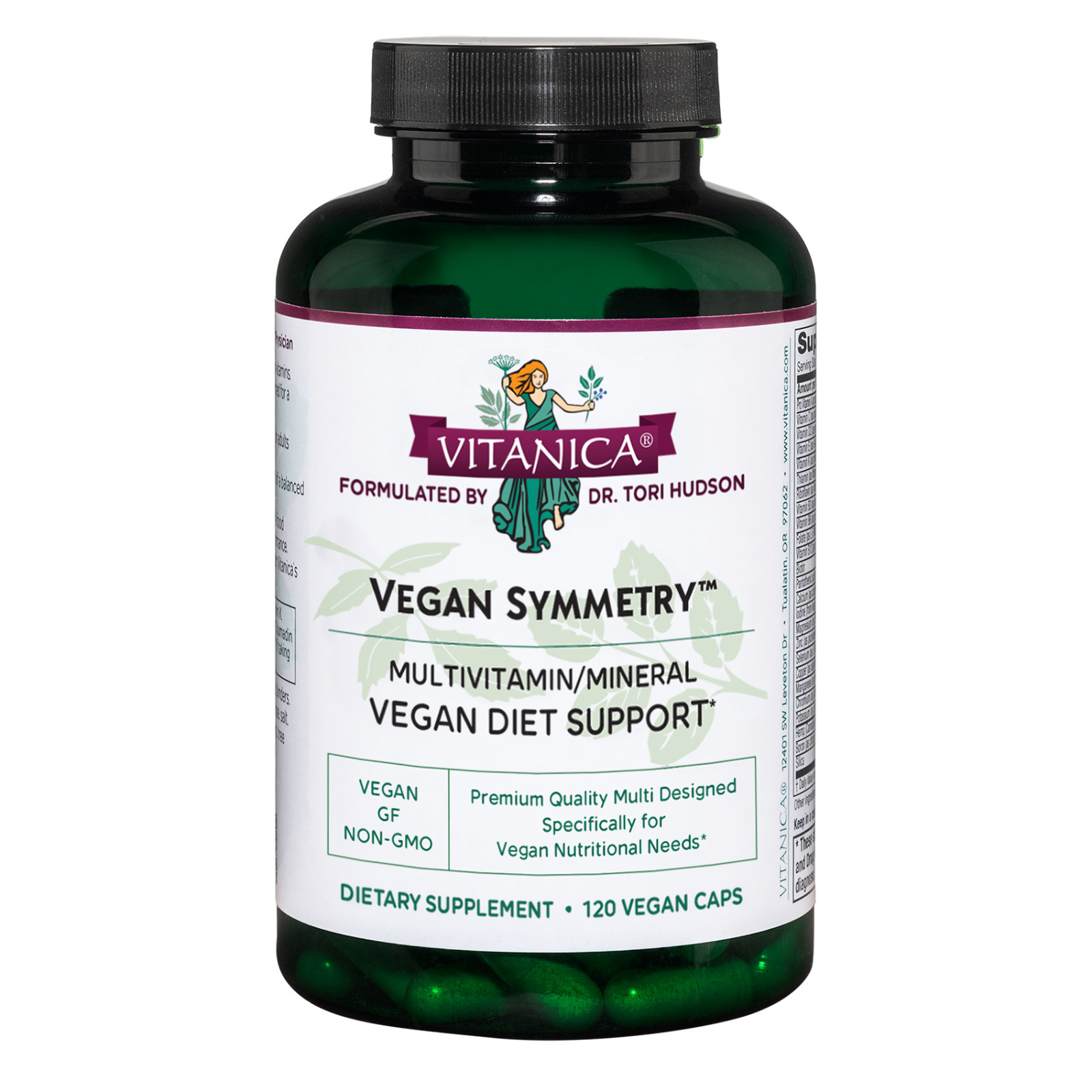 Vitanica – Vegan Symmetry, Vegan Multivitamin, 120 Capsules