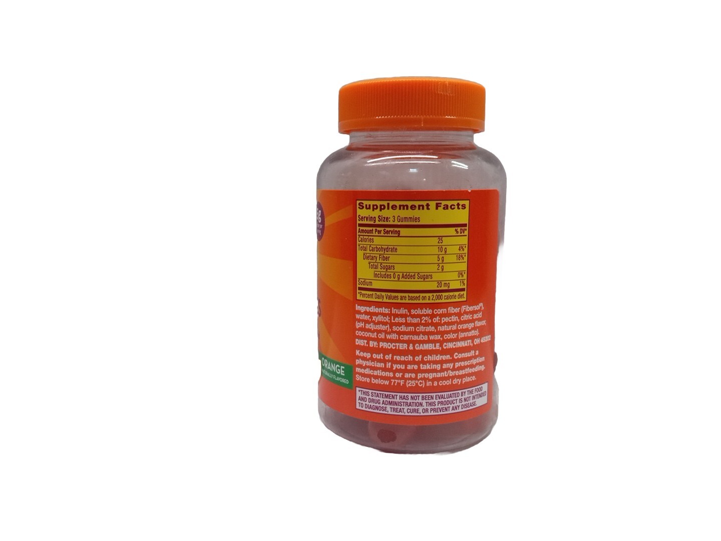 Metamucil Fiber Gummies 72 Count, Digestive Health 5g No Sugar Added Exp 05/25