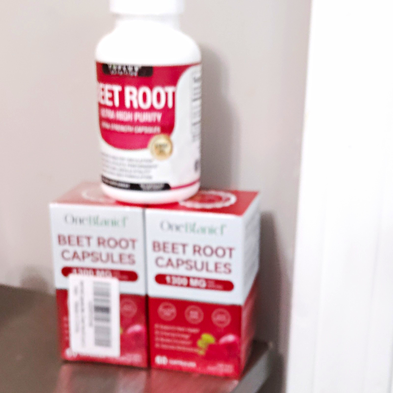 OverblownF Beet Root Capsules 1000mg Energy Support Dietary Supplement 60 ct