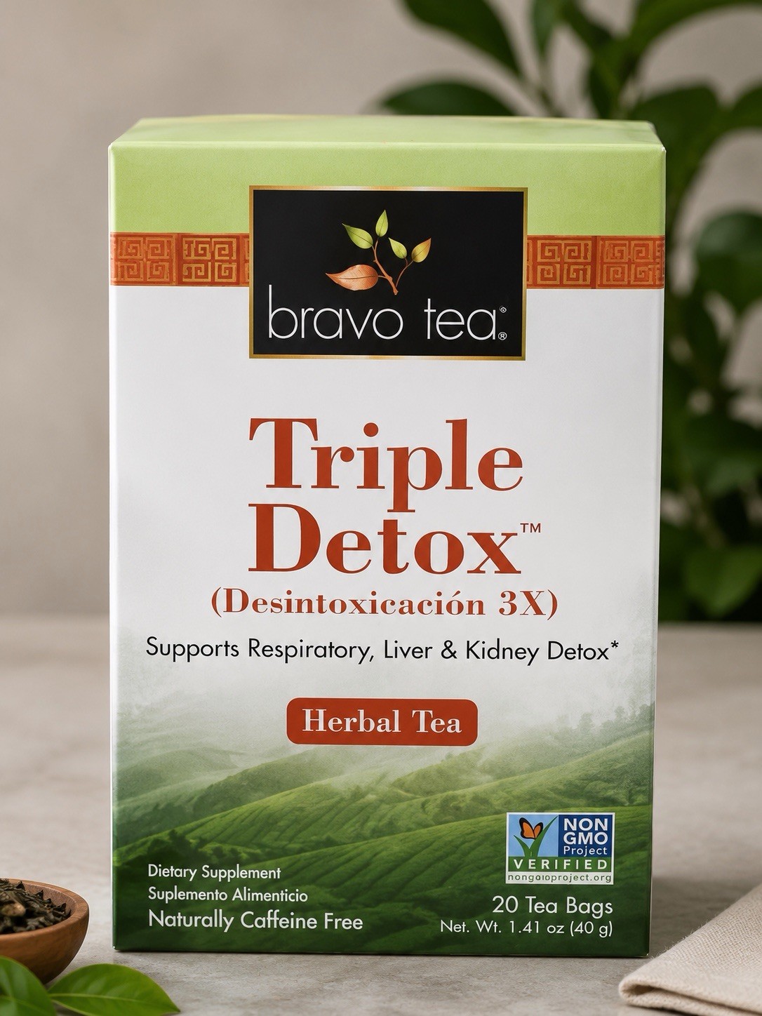 Triple Detox™ Herbal Tea – 20 Tea Bags – Bravo Tea