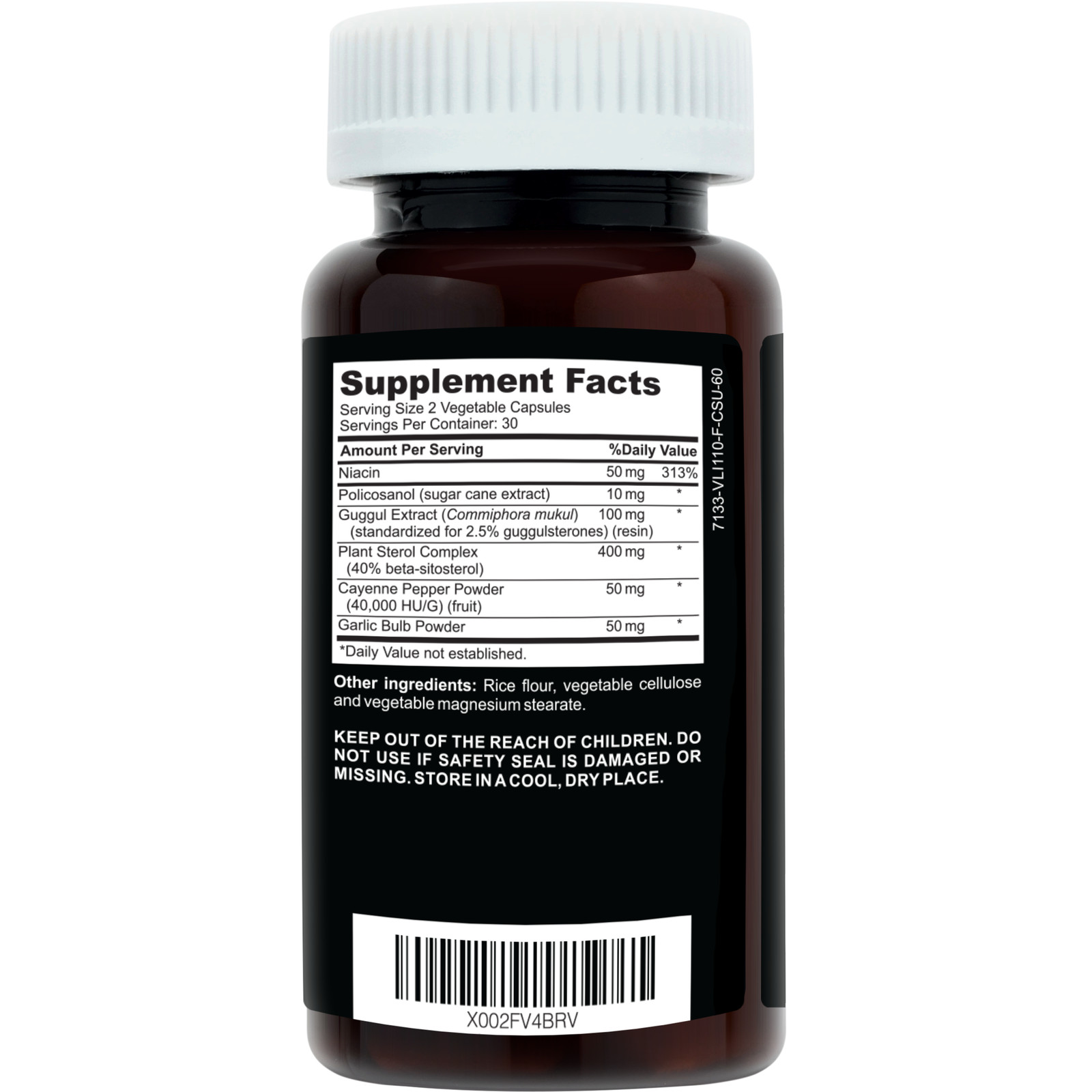 CLINICAL DAILY Cholesterol Care for High Blood Pressure, 60 Vegan Capsules
