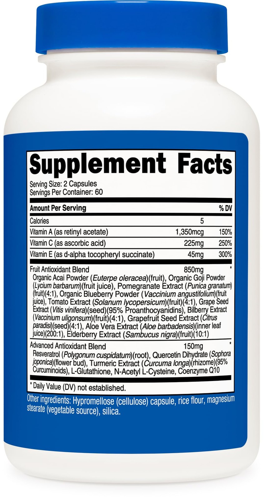Nutricost Super Antioxidants (1000mg) 120 Capsules – 120 Count (Pack of 1)