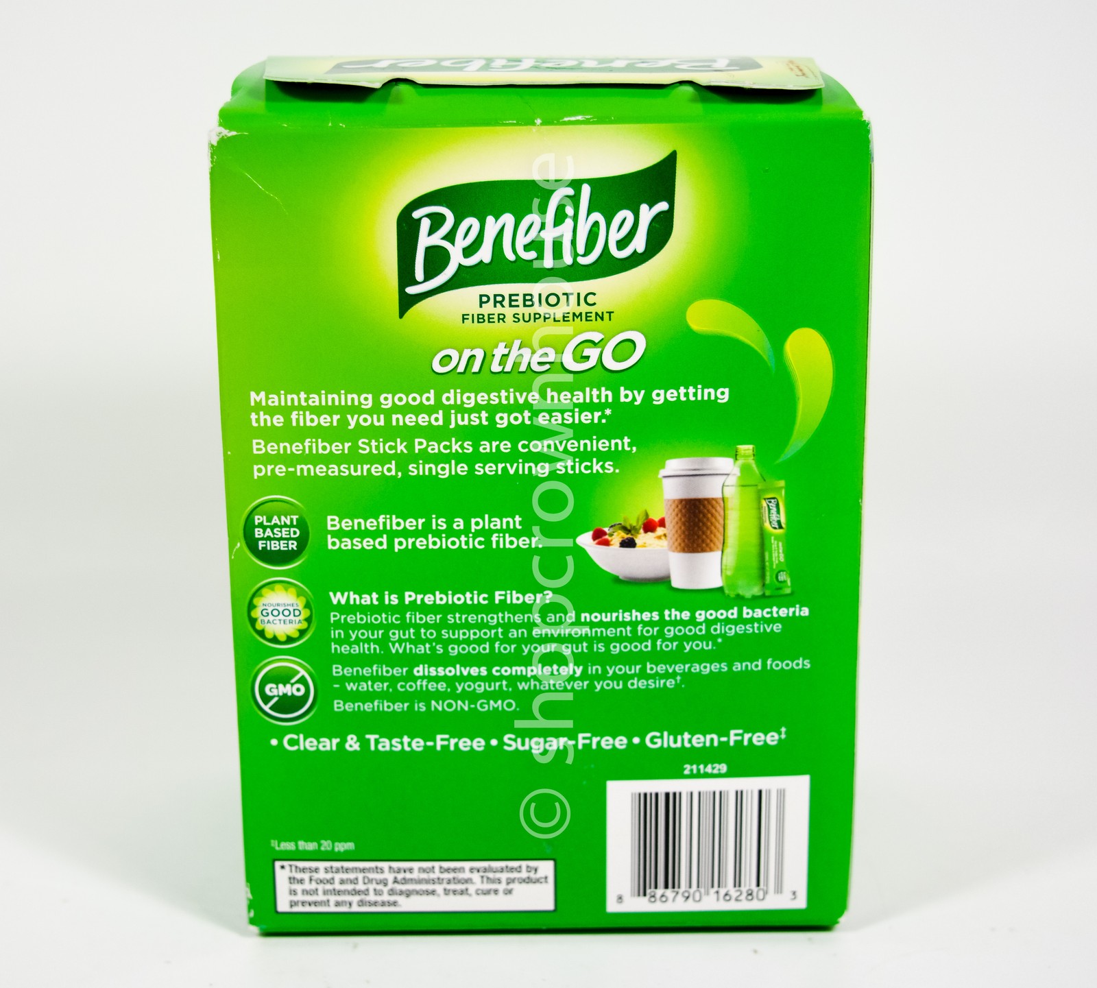 Benefiber Prebiotic Fiber Supplement On the Go 28ct box 06/2027