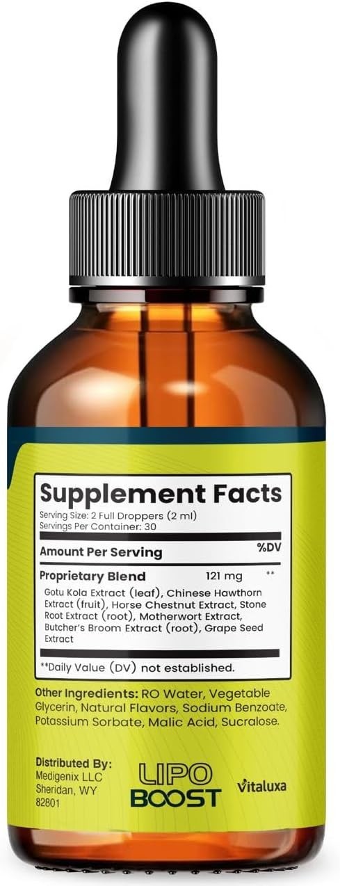 Lipo Boost Weight Loss Drops 2oz (60ml) – Advanced Liquid Diet Supplement