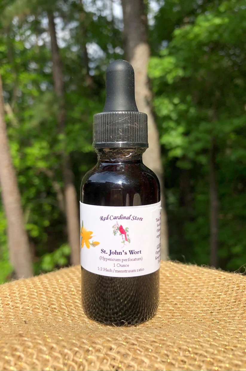 St. John’s Wort Herbal Tincture, Double Extraction, Liquid Organic Made in USA