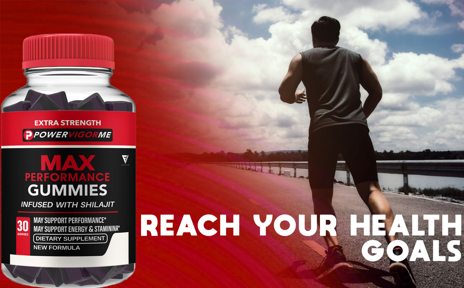 (2 Pack) Power Vigor Me Gummies PowerVigor Me Performance Gummy (2 Month Supply)
