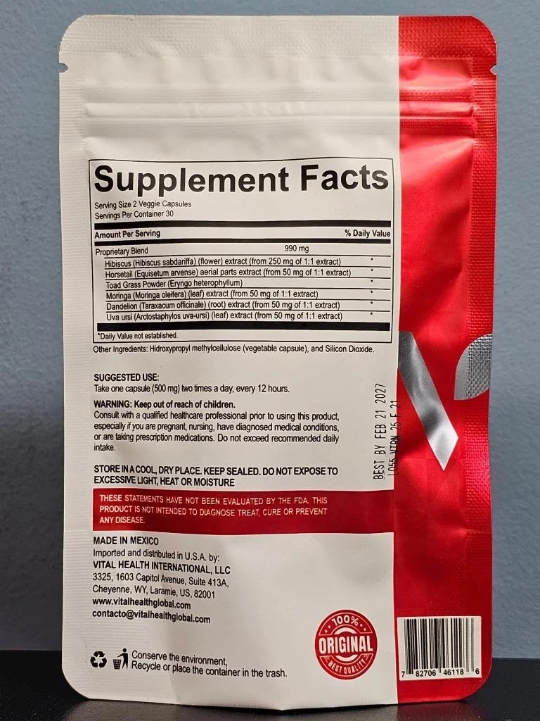 VitalHealth V-Itaren 60 Veggie Capsules – New/Sealed! Vital Health Exp 5/2027