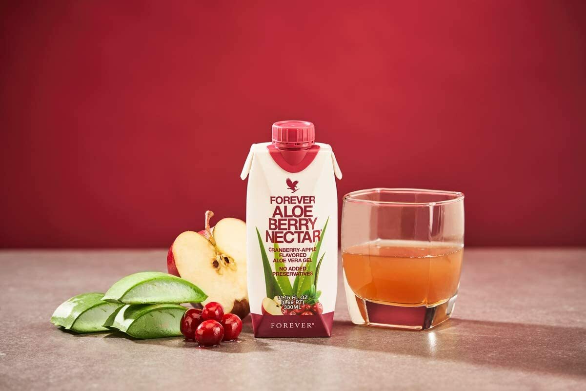 Forever Aloe Berry Nectar Minis – 12 couns/0.33ml each. To GO size. KOSHER/HALAL