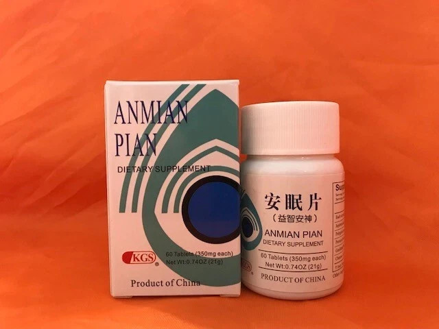 An Mian Pian/安眠片/60pill/bottle(1btl/bx)