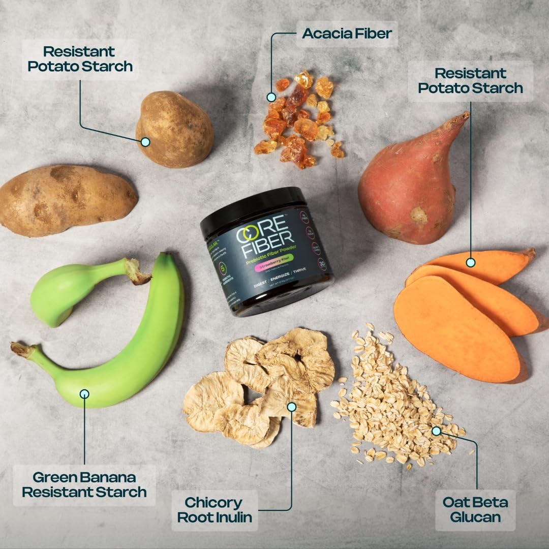 Core Fiber Prebiotic Fiber Supplement For Men 6G Prebiotic Fiber Blend For Gut