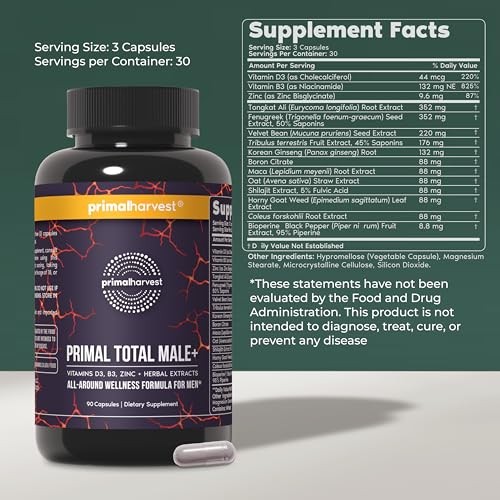 Primal Harvest Total Male+ Daily Supplement for Men