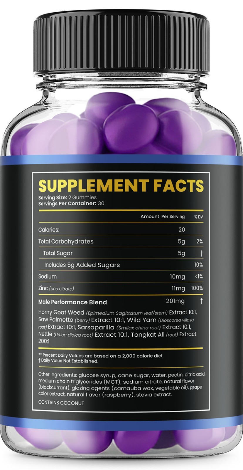 (2 Pack) Alpha Rock Men Gummies – AlphaRock Gummy Natural Blend Advanced Formula