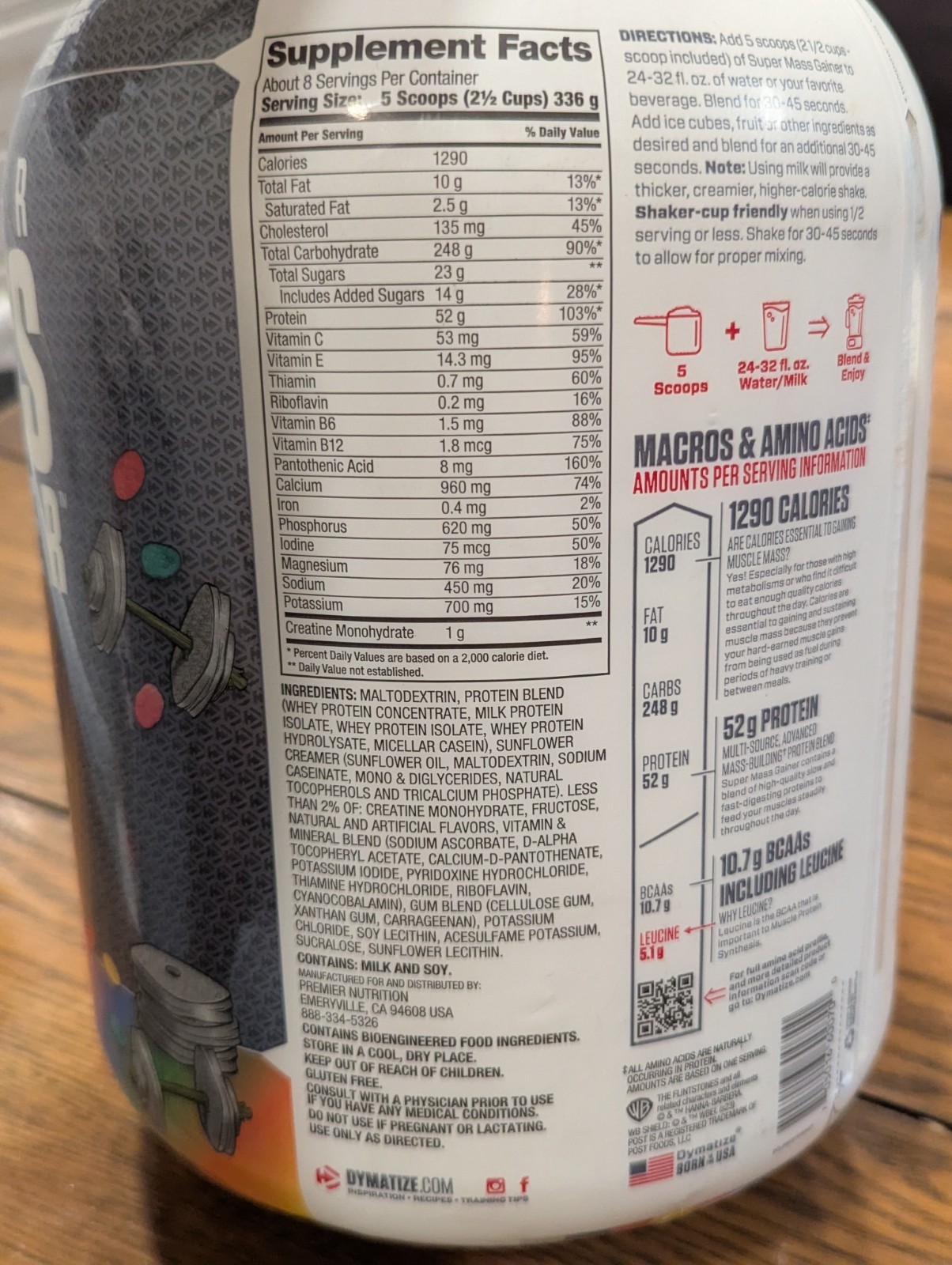 Super Mass Gainer – Fruity Pebbles 6 Pounds (8 Servings) Protein Powder