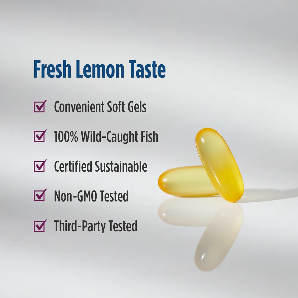 Nordic Naturals Complete Omega Lemon – Support Healthy Skin, Joints & Cognition