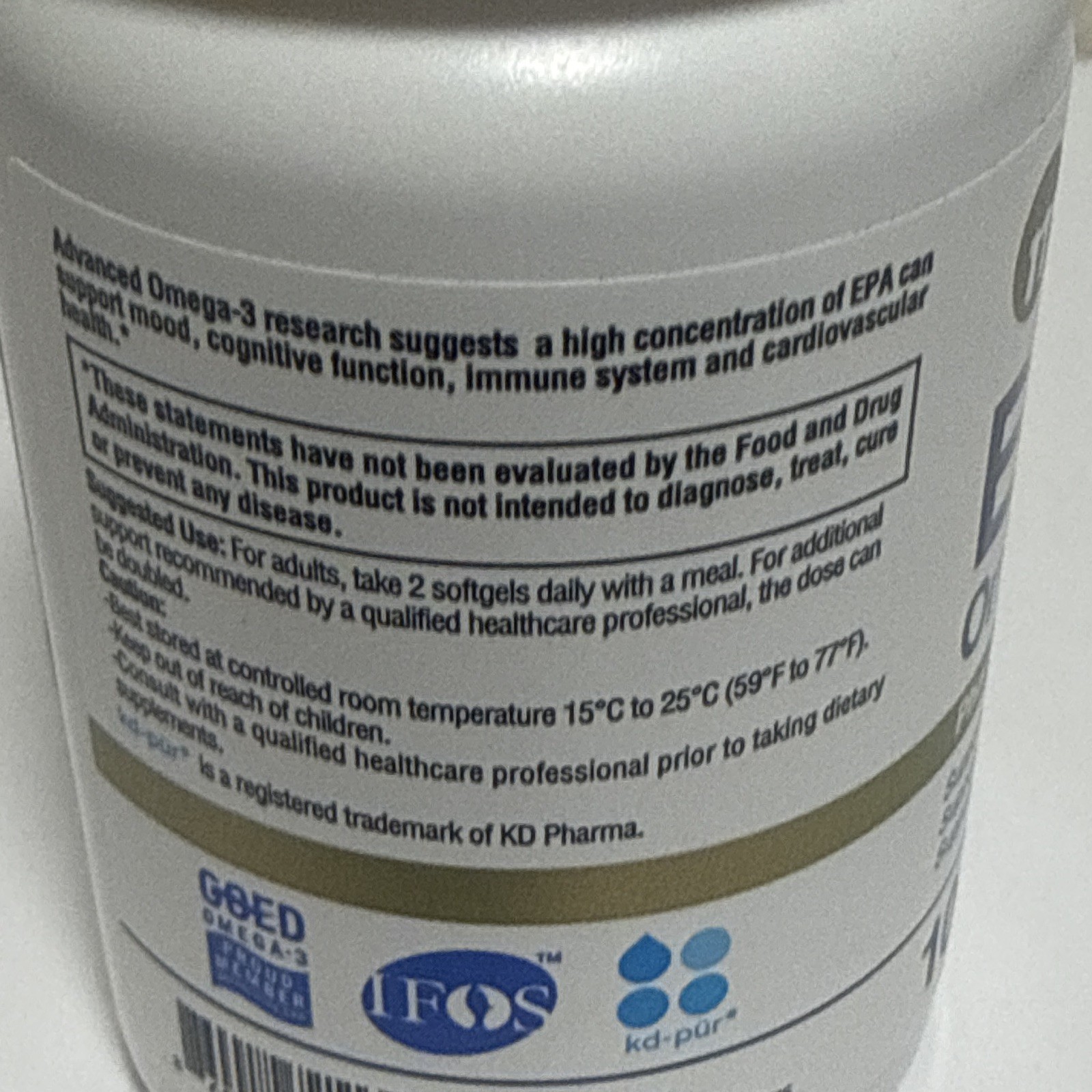 MegaGold EPA 1000 Omega-3 Fish Oil 1000mg 10 Softgels Exp 08/2029