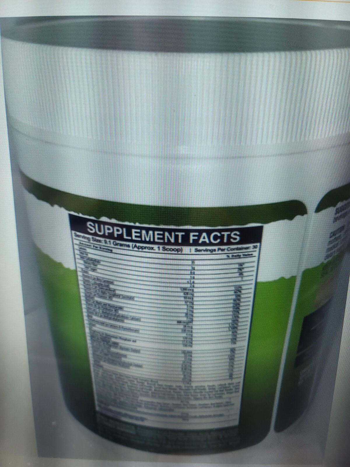 Four Organiland Green Superfood Dietary Supplement – 273 g / 9.1 g 30 servings