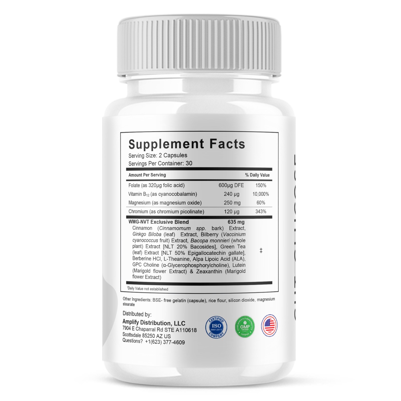 (5 Pack) Gut-Glucose Blood Support, Gut-Glucose Supplement (300 Capsules)