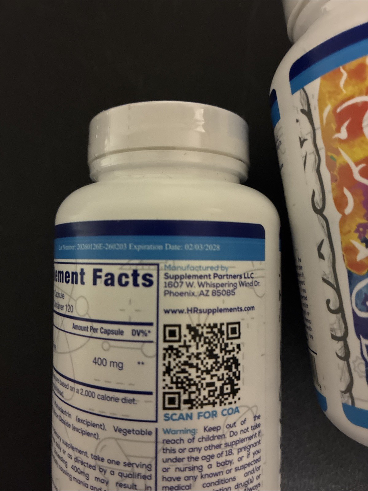 Lot Of 2 Phenylethylamine Pea Capsules Cognitive Function Support Elevated Mood