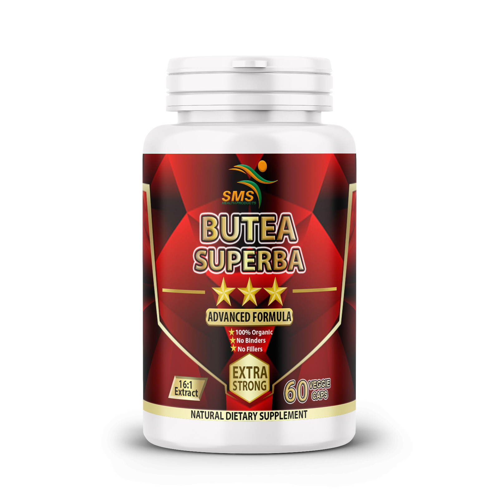 180 Organic Butea Superba Red Kwao Krua 1000mg DAILY Caps Men’s Health
