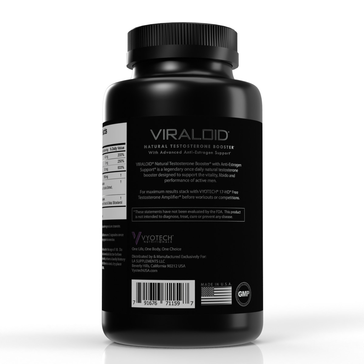 Natural Testosterone Booster Build Muscle Increase Strength Viraloid by Vyotech